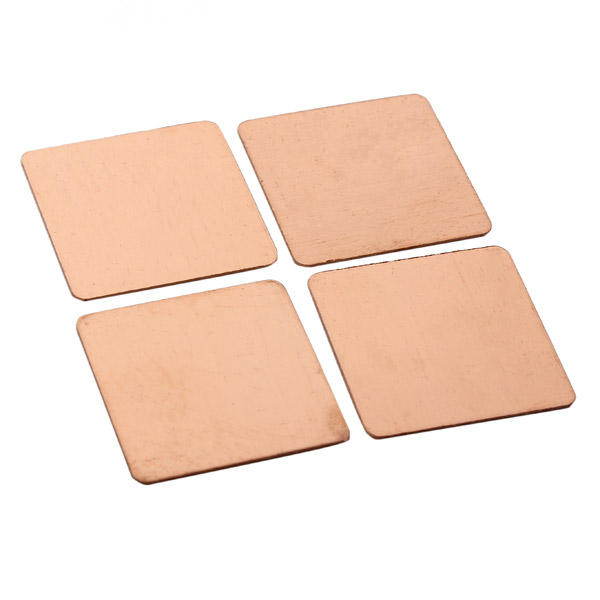 100pcs 15x15x0.3mm Pure Copper Cooling Plate | High Thermal Conductivity - Image 3